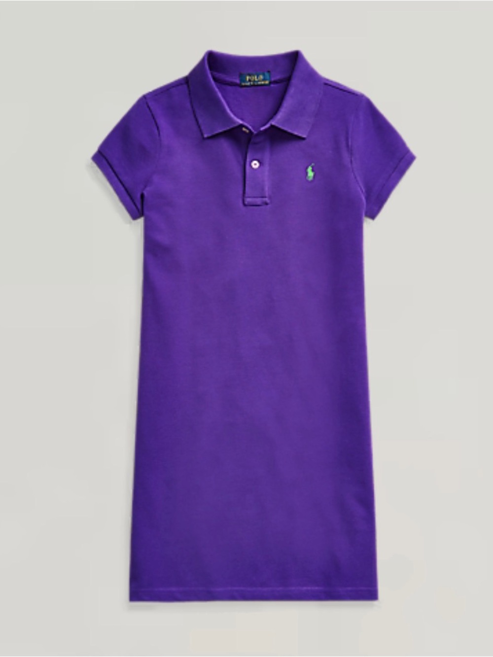 POLO Ralph Lauren Cotton Mesh Polo Dress - L (12-14)
